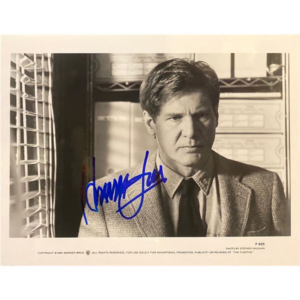 The Fugitive Harrison Ford Signed Movie Photo