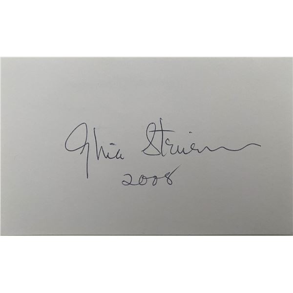 Journalist Gloria Steinem signature