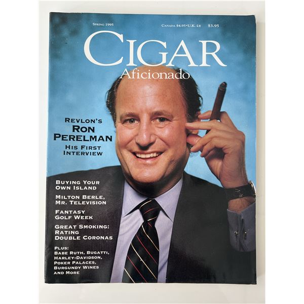 Cigar Aficionado Ron Perlman  edition - 1995