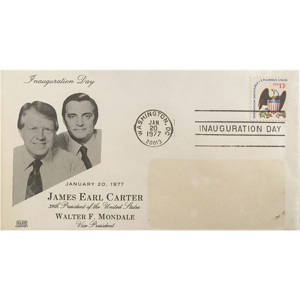 Jimmy Carter Inauguration Day 1977 First Day Cover