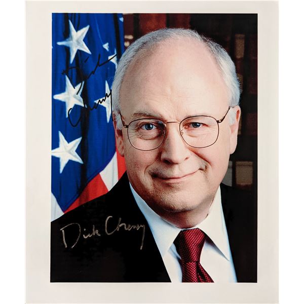 Vice President of the United States Dick Cheney signed photo