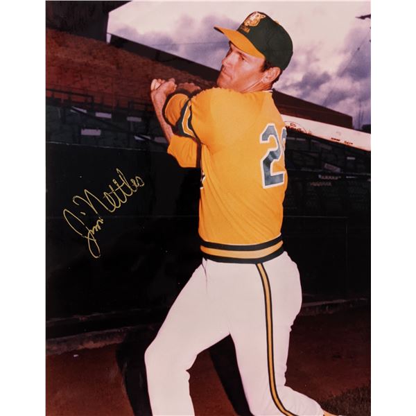 Detroit Tigers Jim Nettles signed photo