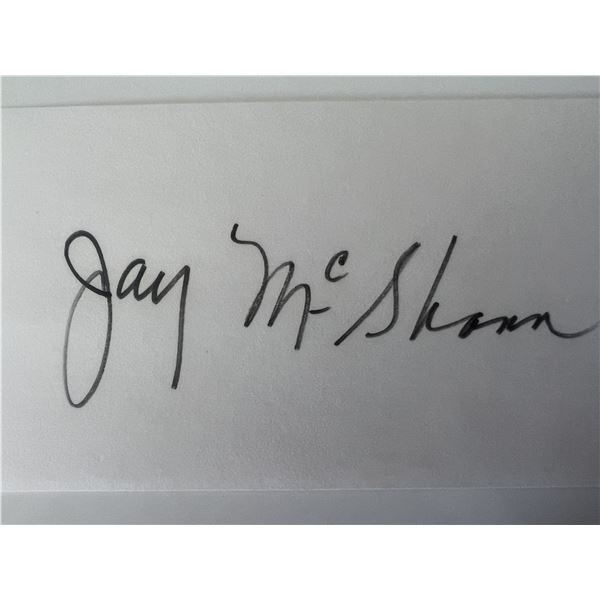 Jay McShann original signature