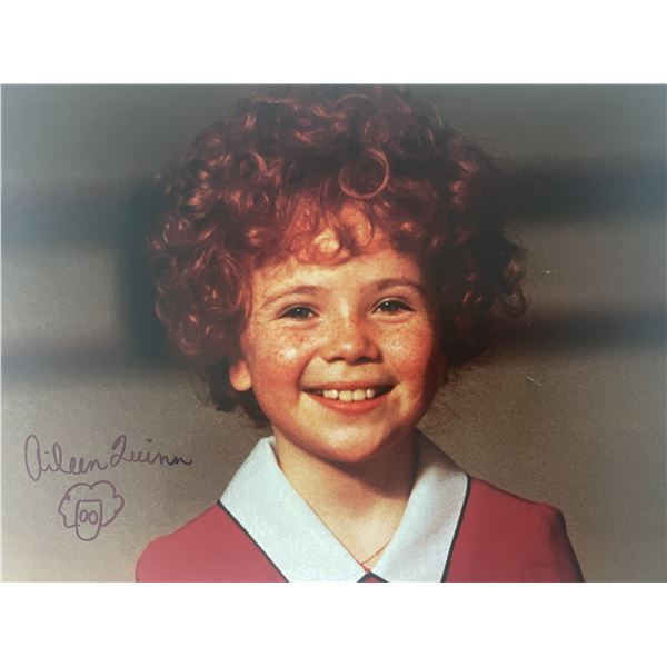 Annie Aileen Quinn signed photo