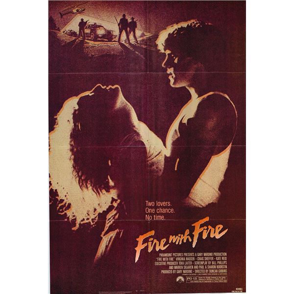 Fire with Fire Original 1986 Vintage One Sheet Poster