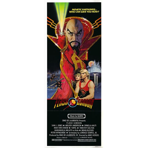 Flash Gordon Original 1980 Vintage Insert Card
