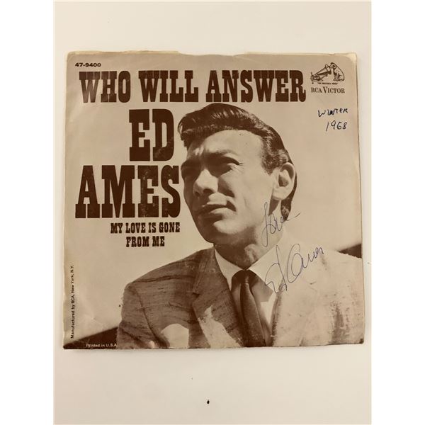 Ed Ames signed 45 RPM