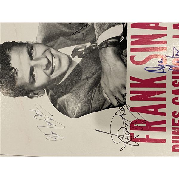 Rat Pack signed Dunes Casino poster