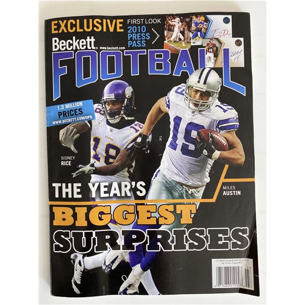 2010 Beckett Football Magazine