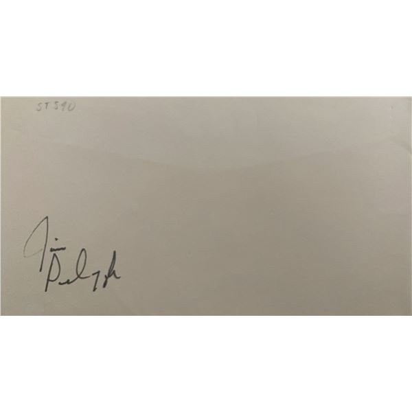 NASA Payload Specialist James Pawelczyk original signature