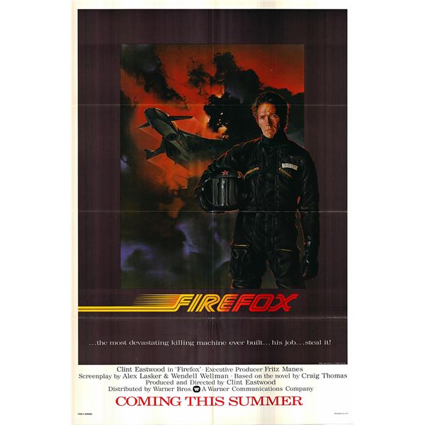 Firefox Original 1982 Advance One Sheet Poster