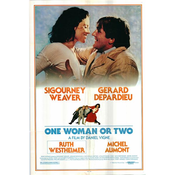 One Woman or Two original 1986 vintage one sheet movie poster
