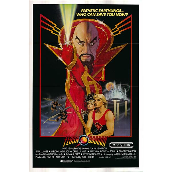 Flash Gordon Original 1980 Vintage One Sheet Poster