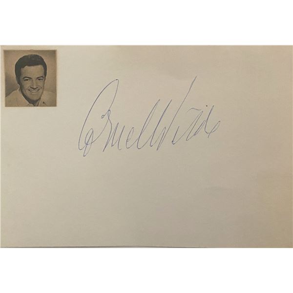 Actor Cornel Wilde original signature and photo