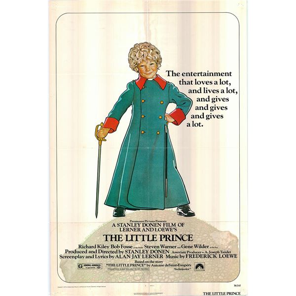 The Little Prince Original 1974 Vintage One Sheet Poster