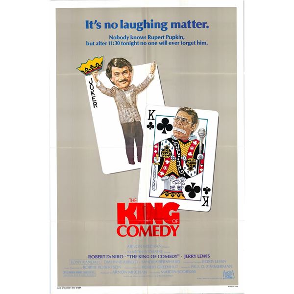 The King of Comedy Original 1983 Vintage One Sheet Poster