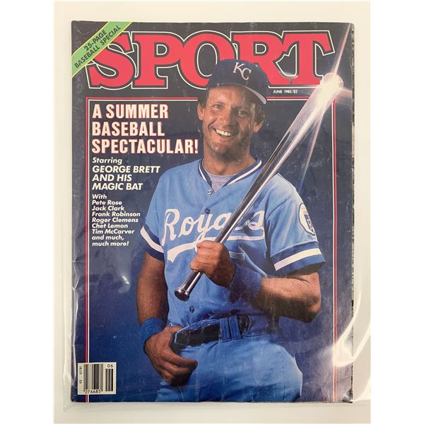 Sport Magazine June 1985 George Brett Royals