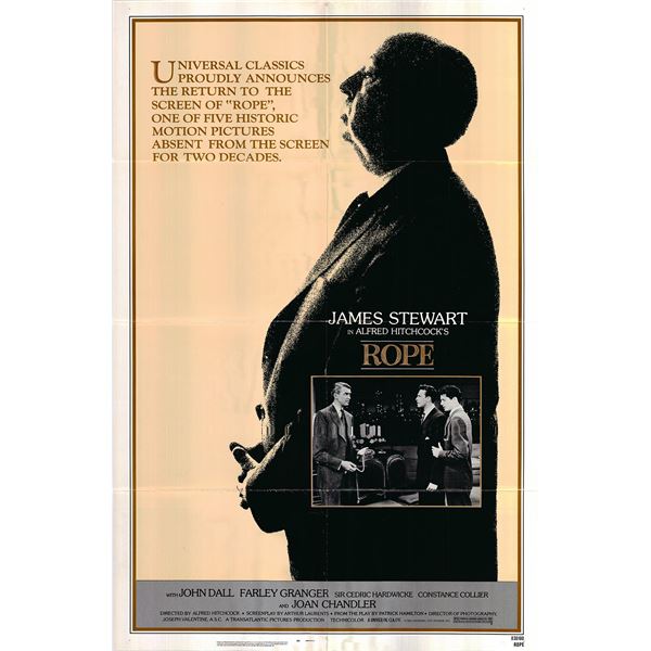 Rope original 1983R vintage one sheet movie poster