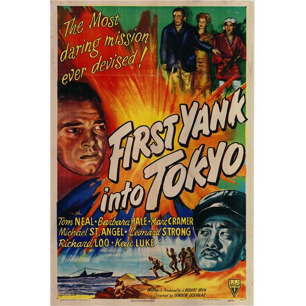 First Yank into Tokyo Original 1945 Vintage One Sheet Poster