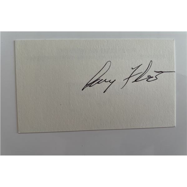 Larry Flynt signed business card