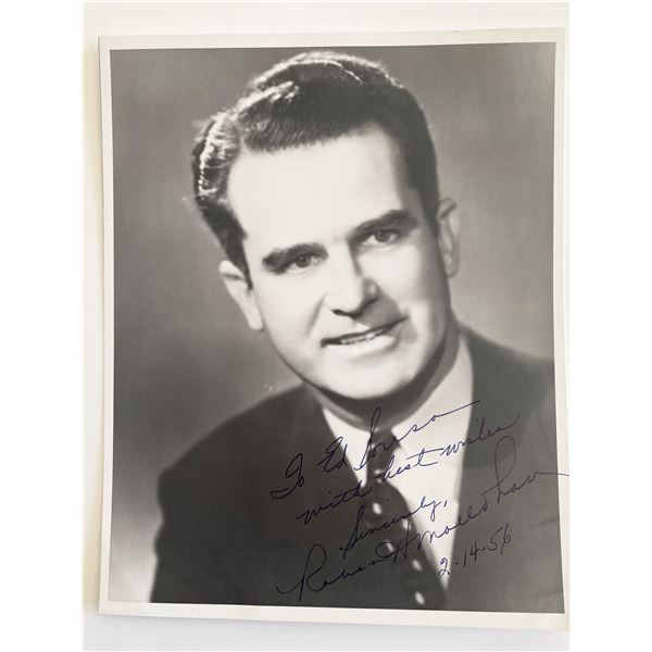 Robert H. Mollohand signed photo