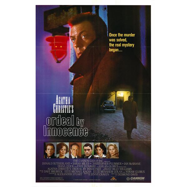 Ordeal by Innocence original 1984 vintage one sheet movie poster