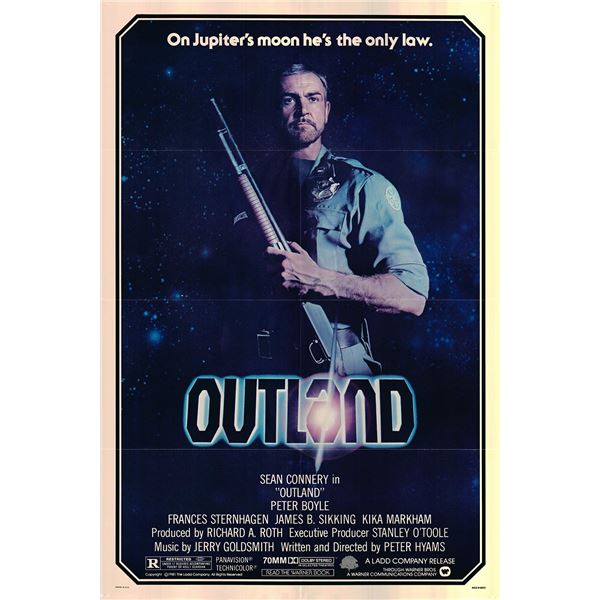 Outland original 1981 vintage one sheet movie poster