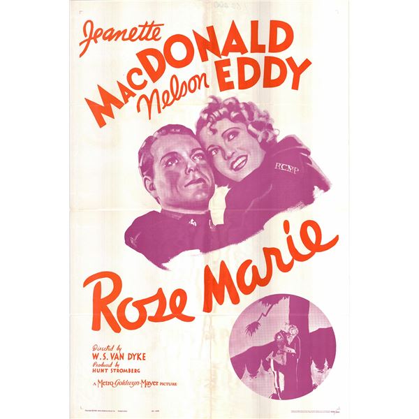Rose Marie original 1962R vintage one sheet movie poster