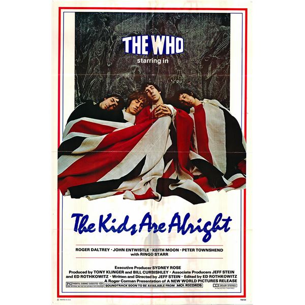 The Kids are Alright Original 1979 Vintage One Sheet Poster