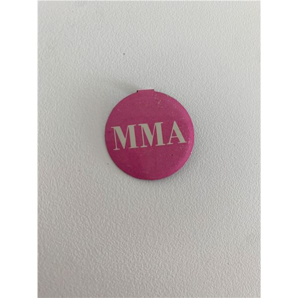 MMA vintage pin