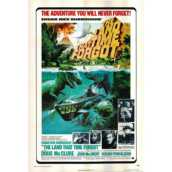 The Land that Time Forgot Original 1975 Vintage One Sheet Poster