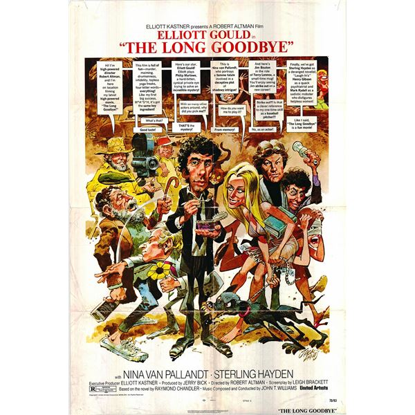 The Long Goodbye Original 1973 Vintage One Sheet Poster