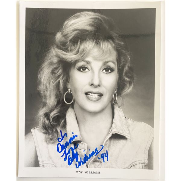Edy Williams signed photo