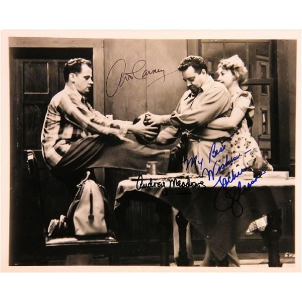 Honeymooners signed portrait photo