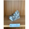 Eskimo Sleigh Ride Soapstone Carving - by Aarktik Sculptures (Made in Canada)