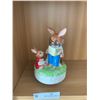 Image 2 : "Rabbit Story" Made in Japan Porcelain Music Box