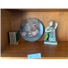Norman Rockwell "The Ship Builder" Decorative Plate, Book Coasters, & Ceramic Photographer Figurine