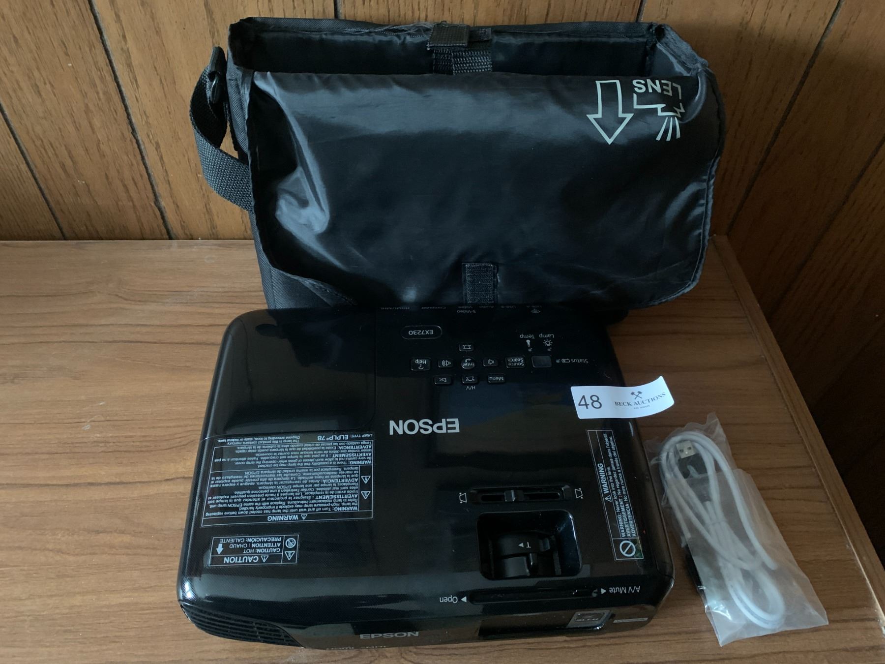 Epson LCD Projector (Model H654A)