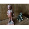 Image 2 : Ornate Vintage Shoehorn and 2 x Boy Statues