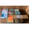 Assorted Playing Cards, Family Card Game Book, and Cribbage Board