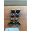Image 2 : 5 x Pairs of Women's Clip-On Earrings