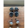 Image 3 : 5 x Pairs of Women's Clip-On Earrings