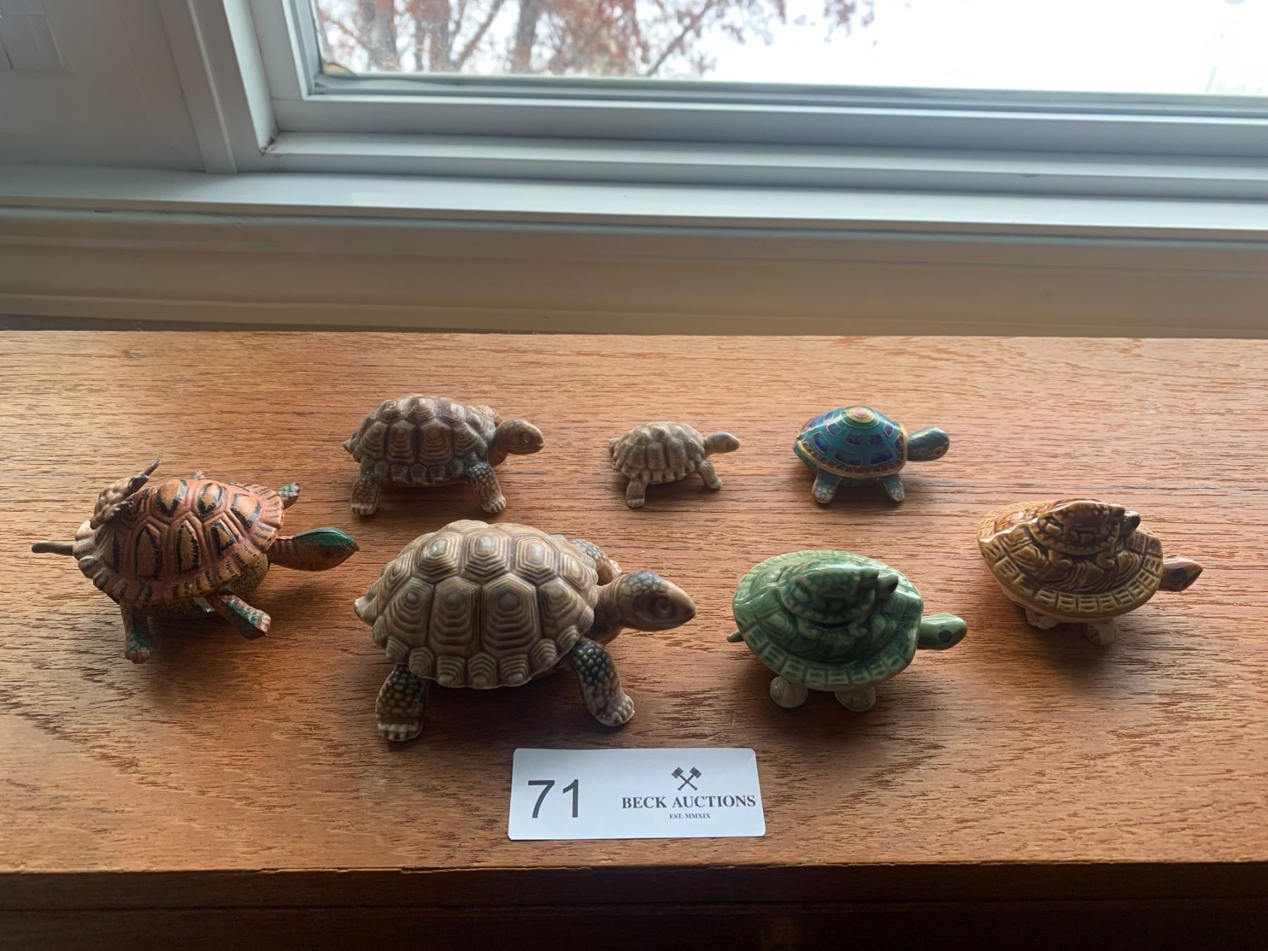 Simone's Turtle Collection Turtle Collection - Beck Auctions Inc.