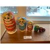 Image 1 : Set of Hand-Painted Russian Matryoshka Dolls