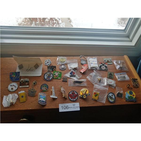 Assortment of Lapel Pins
