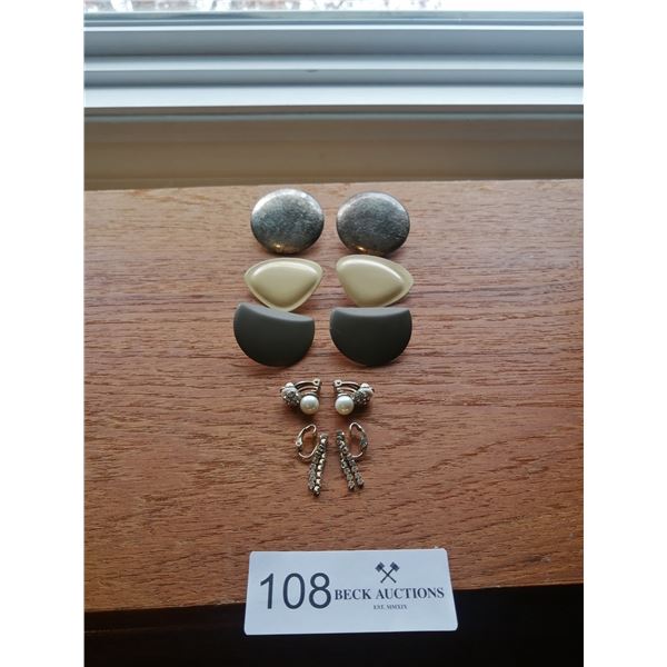 4 x Pairs of Women's Earrings
