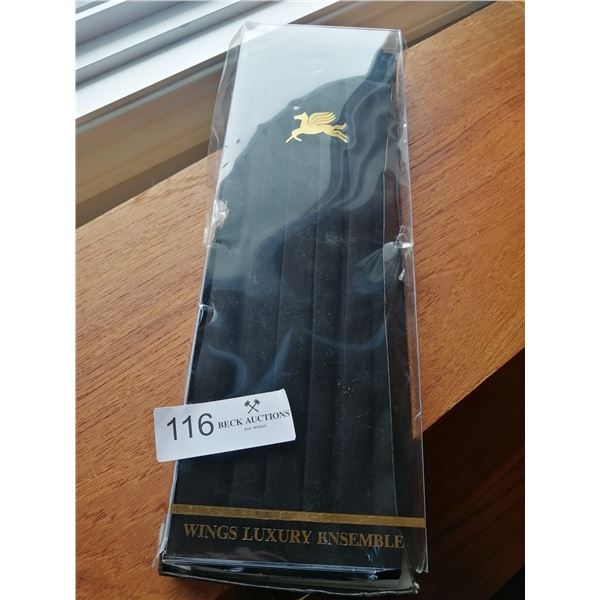 Wings Luxury Ensemble Tuxedo Bow Tie and Cummerbund