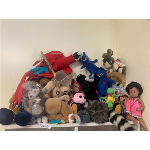 Assortment of Stuffed Animals