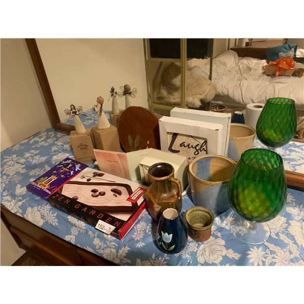 Zen Garden, Pottery, Glassware, and More!
