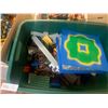 Image 2 : Miniature Esso Gas Station, Lego Bricks, and Other Assorted Children's Toys